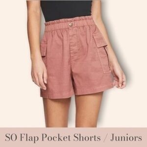 SO Flap Pocket Shorts In Petalwood Rose